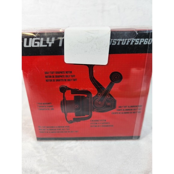 Ugly Stik Ugly Tuff SP60 Spinning Fishing Reel Aluminum Body 5 Bearing System - Picture 5 of 11
